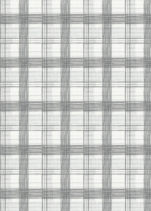 Black & White Wide Plaid Check