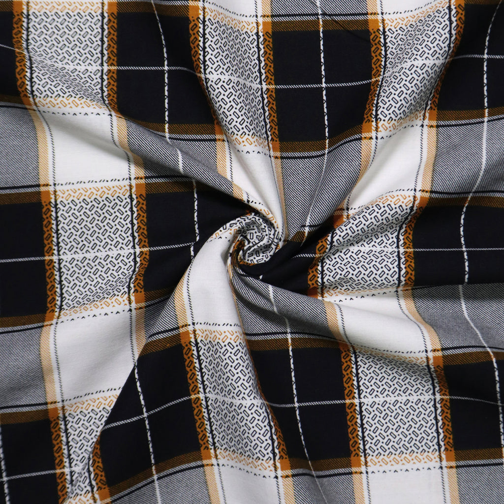 Mustard & Noir Classic Plaid