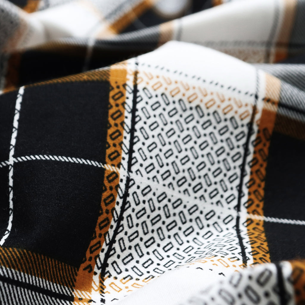 Mustard & Noir Classic Plaid
