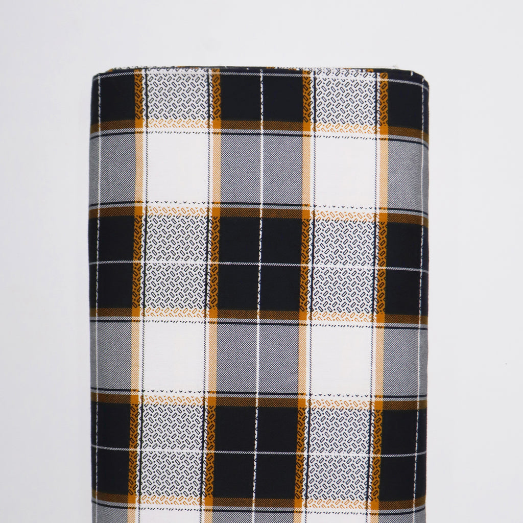 Mustard & Noir Classic Plaid
