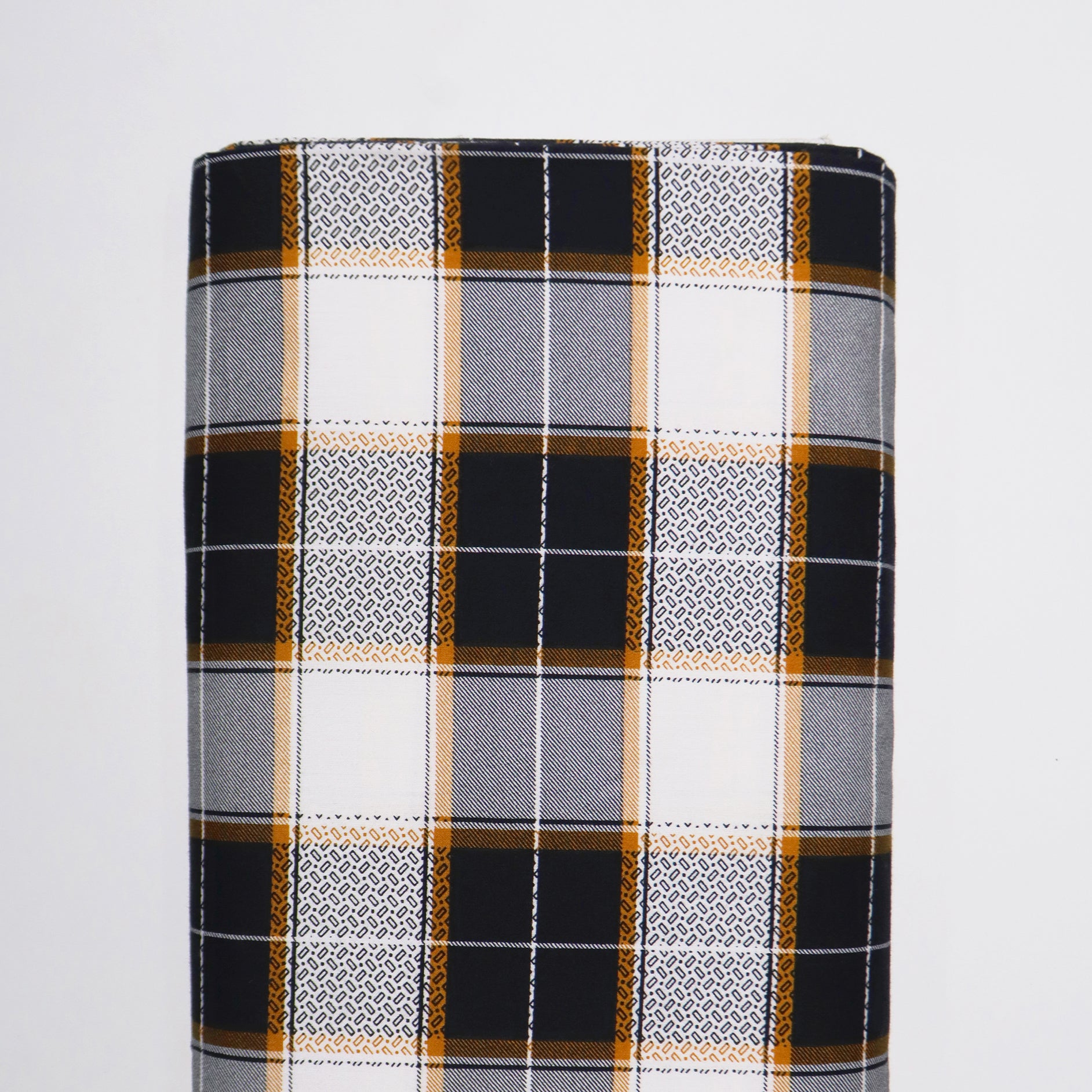 Mustard & Noir Classic Plaid