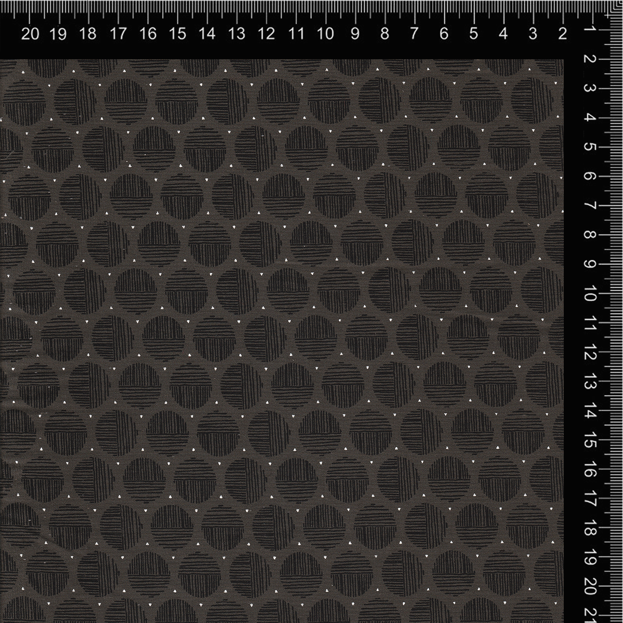 Charcoal Geometric Circle Dot