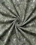 Sage Geo Leaf Cotton
