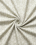 Beige Geometric Mandala Circle Print