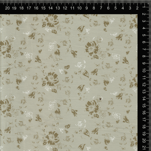 Sage Green Vintage Floral Print