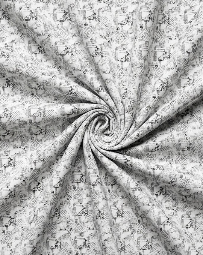 Monochrome Abstract Houndstooth