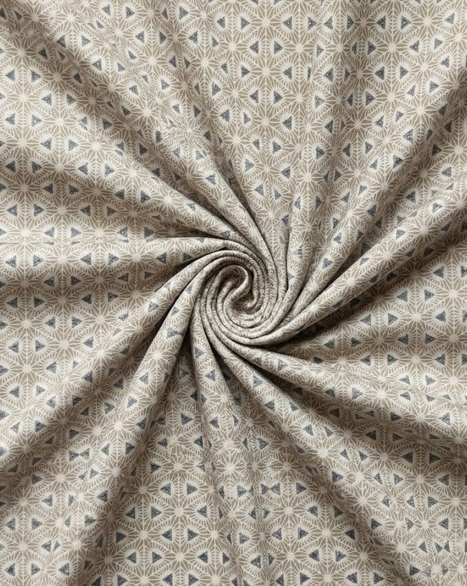 Beige Geometric Triangle Tessellation