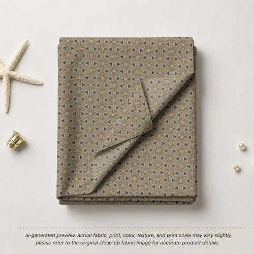Beige Geometric Triangle Tessellation