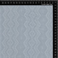 Silver Grey Diamond Geometric Jacquard