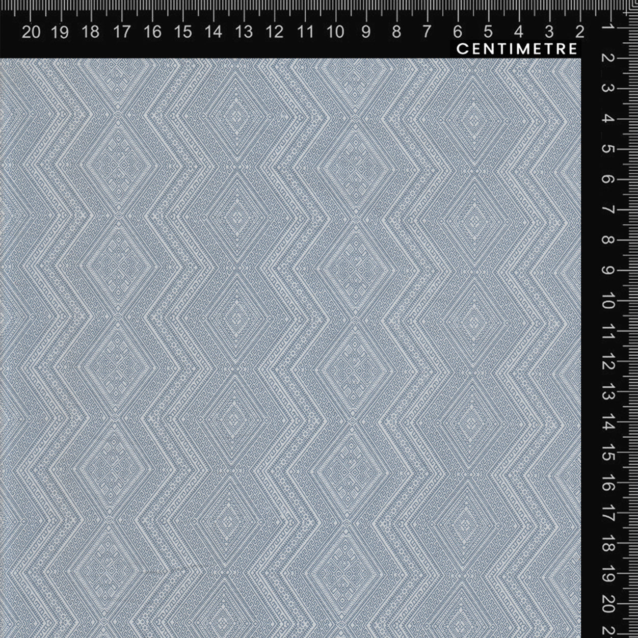 Silver Grey Diamond Geometric Jacquard