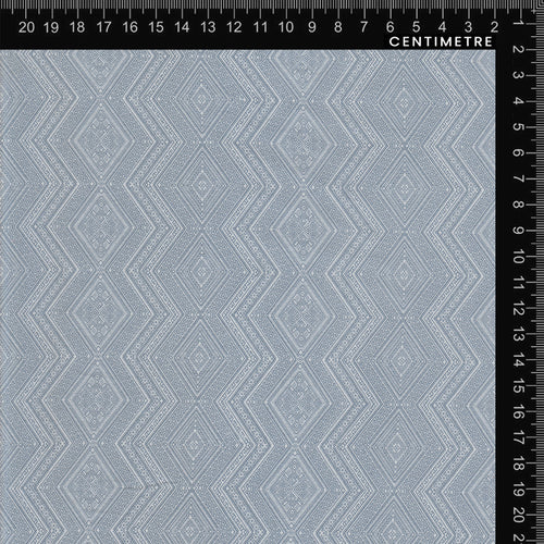 Silver Grey Diamond Geometric Jacquard