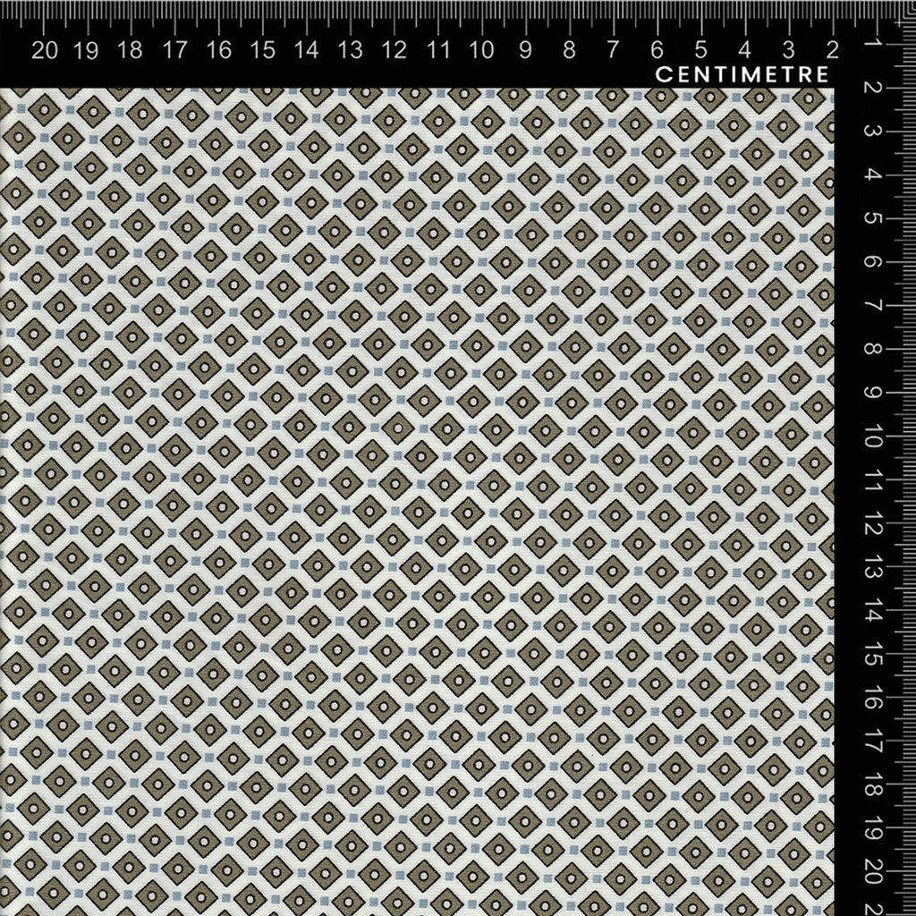 Grey & White Diamond Dot Geometric