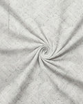 White & Grey Abstract Brushstroke Geometric
