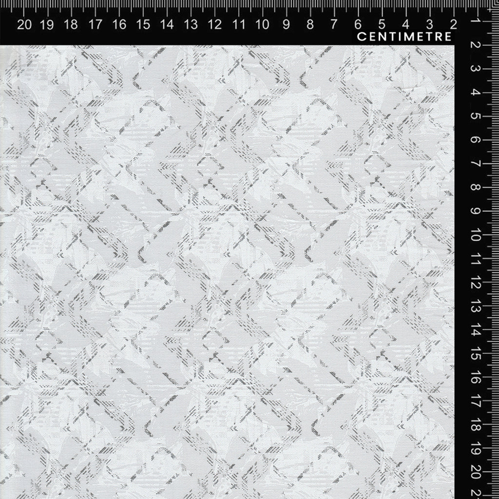 White & Grey Abstract Brushstroke Geometric