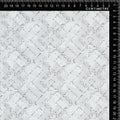 White & Grey Abstract Brushstroke Geometric