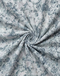 Slate Grey Abstract Floral Camouflage