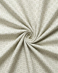 Beige Circular Medallion Geo Print