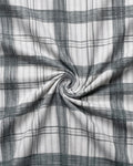 Charcoal & Light Grey Wide Check