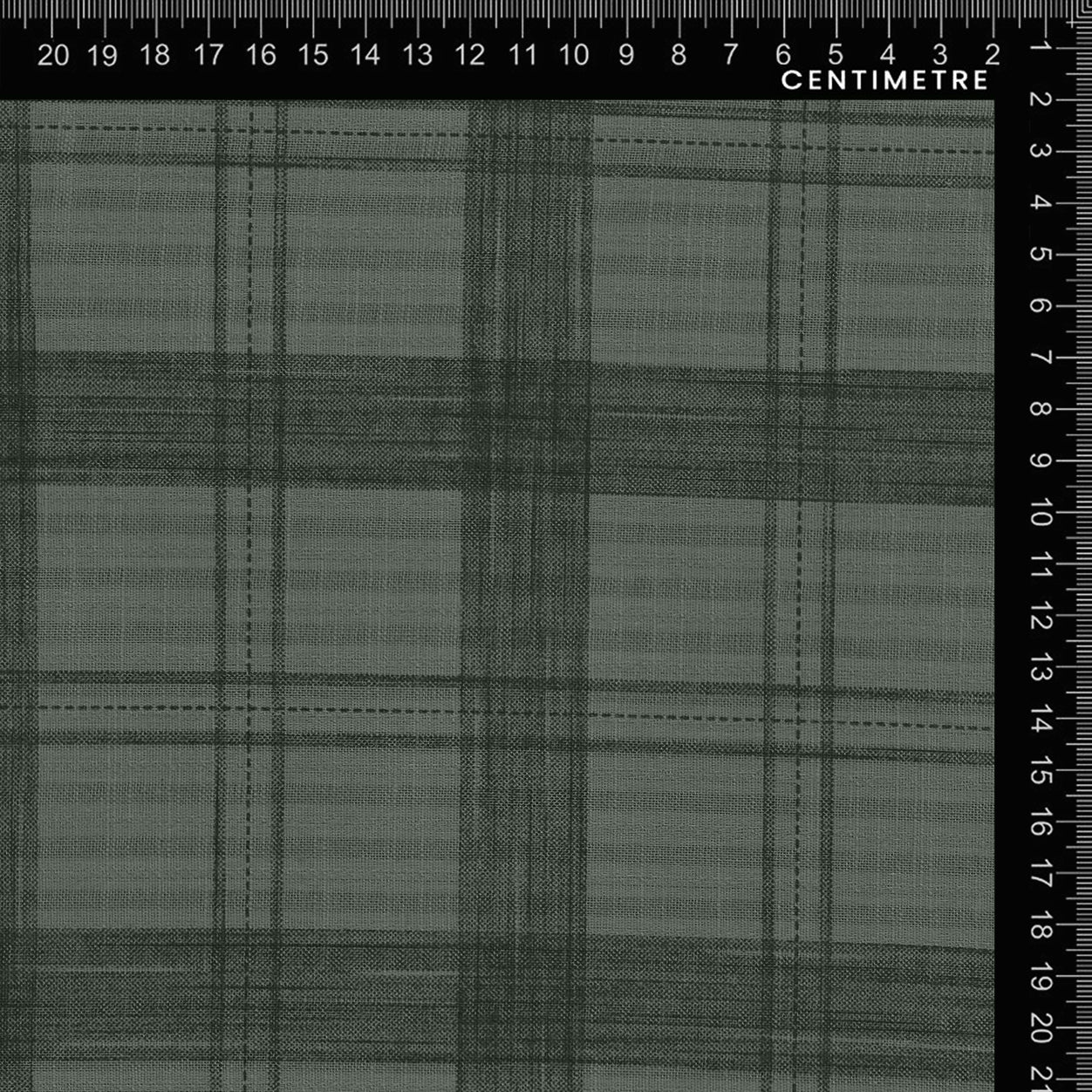Charcoal & Light Grey Wide Check