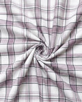 Mauve & Grey Windowpane Check