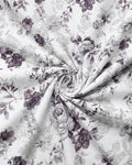 Vintage Plum Floral Toile