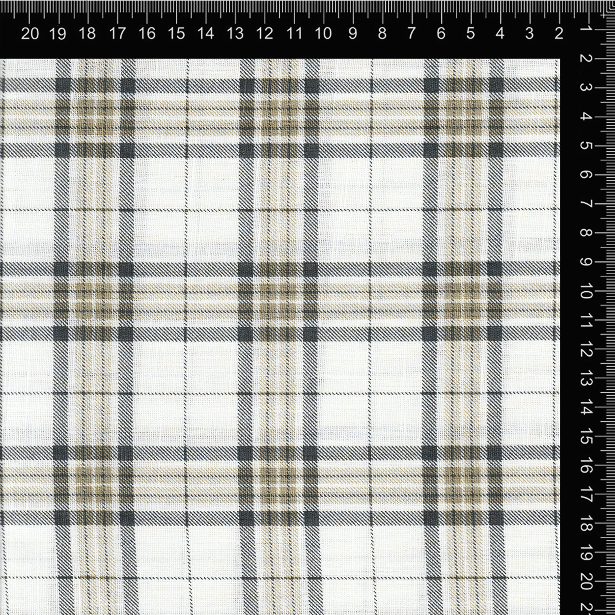 Beige & Grey Classic Plaid
