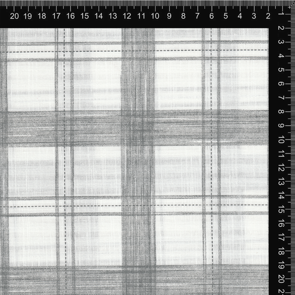 Black & White Wide Plaid Check