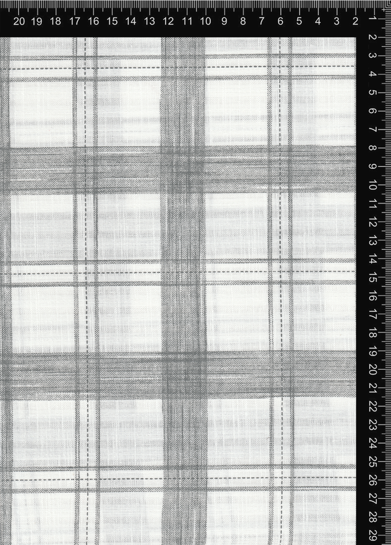 Black & White Wide Plaid Check