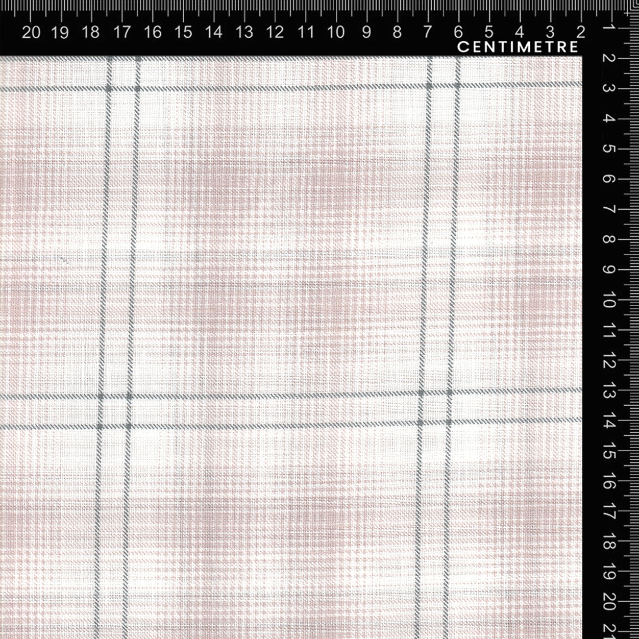 Light Grey & White Micro Check