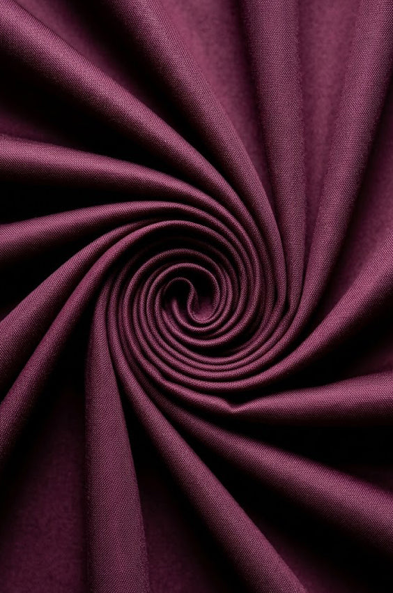 Maroon Solid Cotton