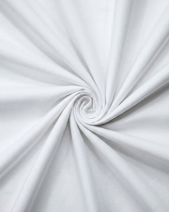 Off-White Solid Cotton