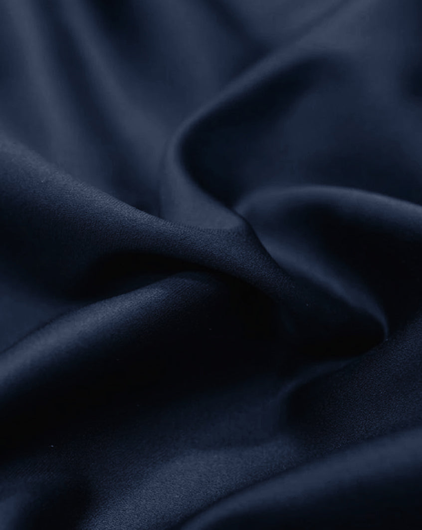 Midnight Blue Solid Cotton