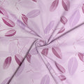 Lavender & Maroon Leaf Motif