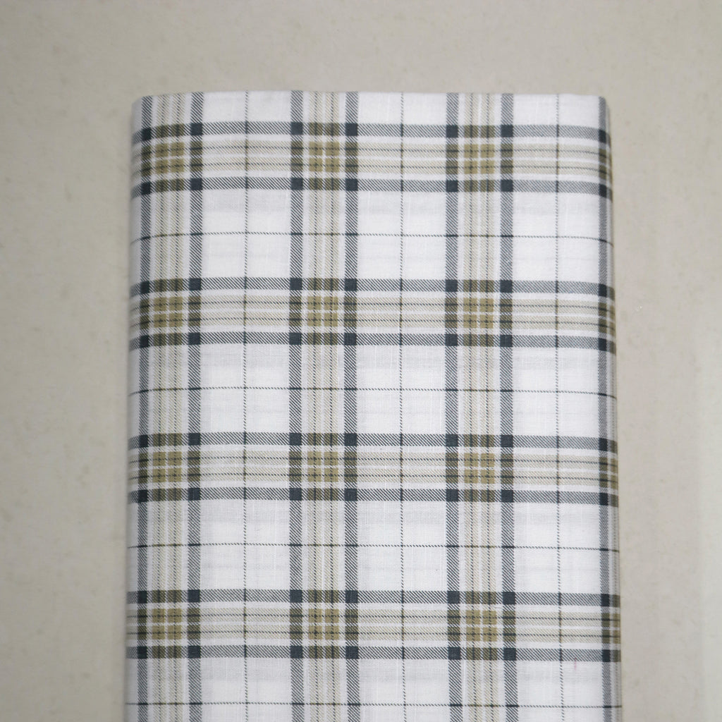 Beige & Grey Classic Plaid