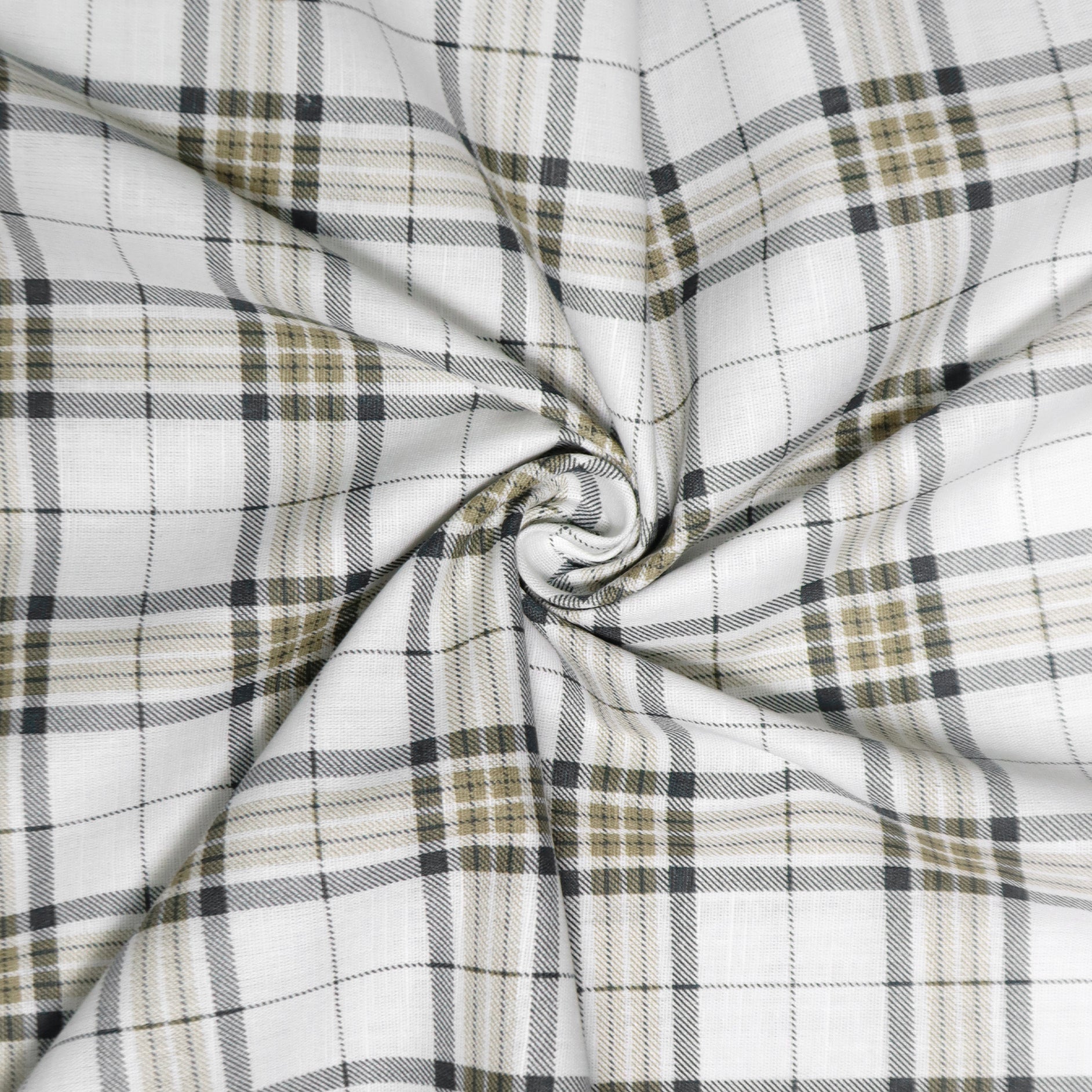 Beige & Grey Classic Plaid