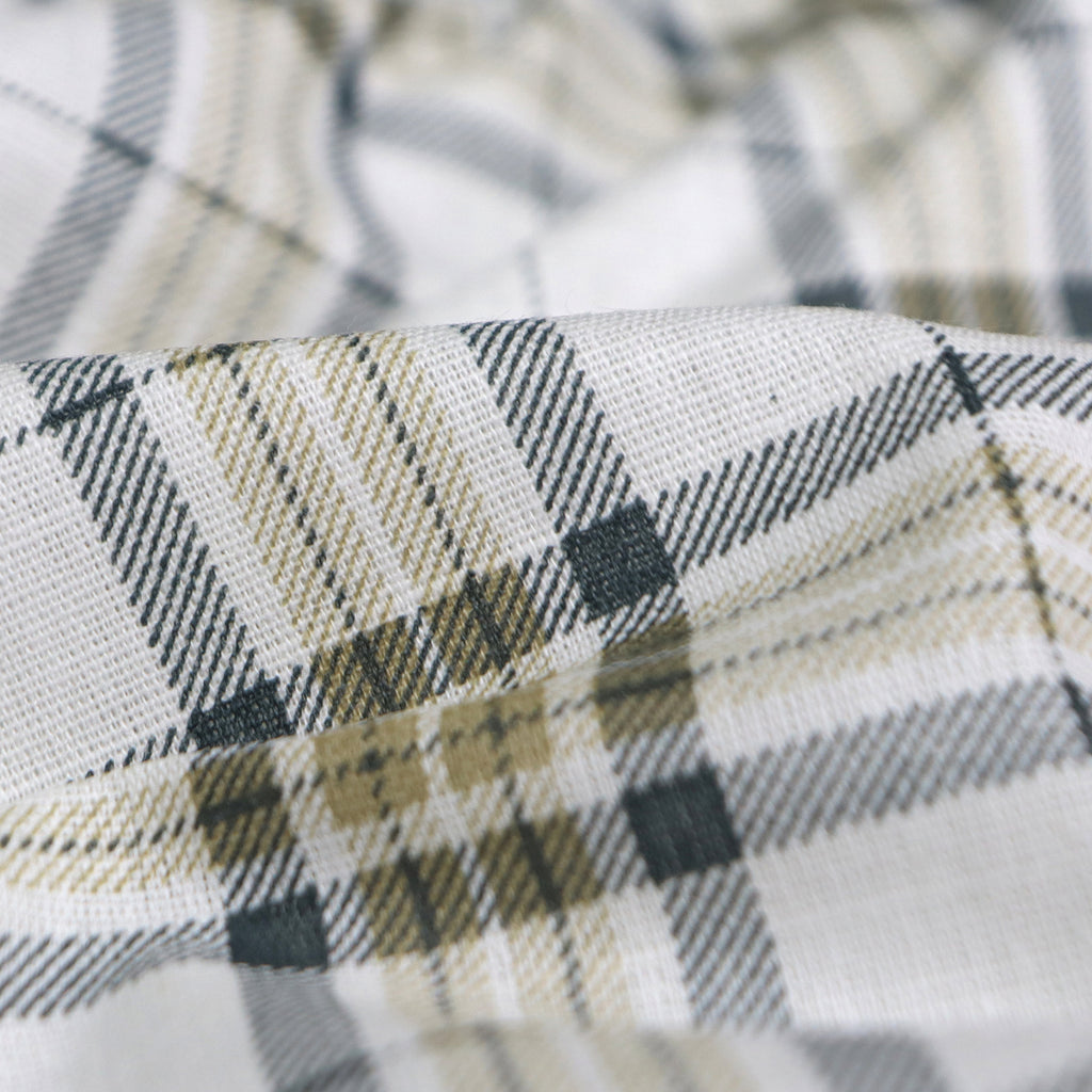Beige & Grey Classic Plaid