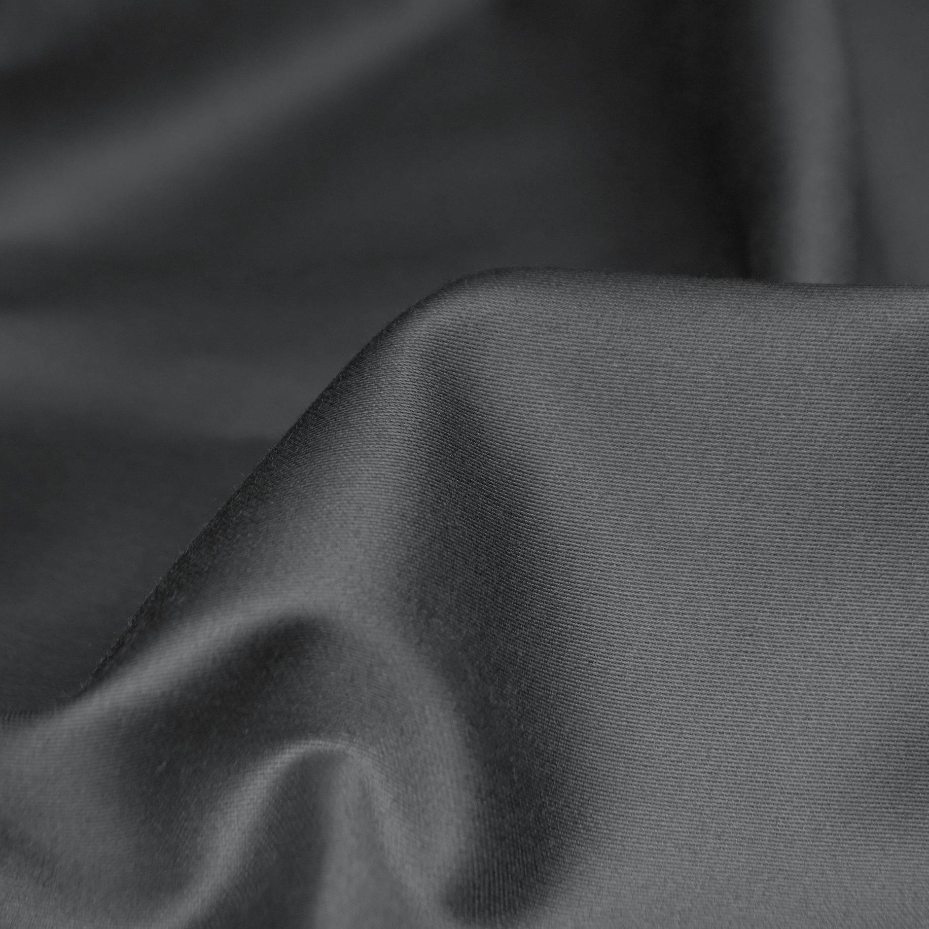 Dark Grey Solid Cotton