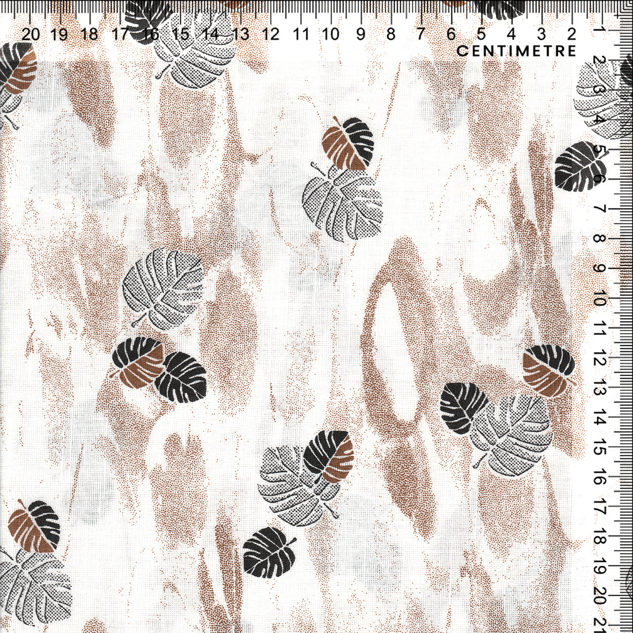 Rustic Monsoon Leaf Print