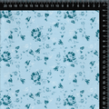 Powder Blue Ditsy Floral Print