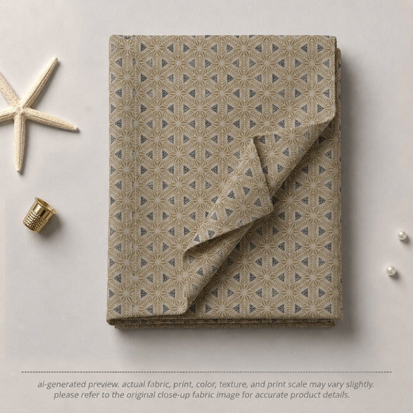 Beige Geometric Triangle Tessellation