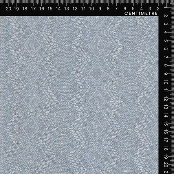 Silver Grey Diamond Geometric Jacquard