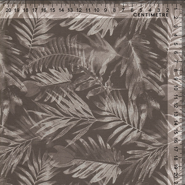 Taupe Fern Leaf Botanical