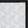 White & Grey Abstract Brushstroke Geometric