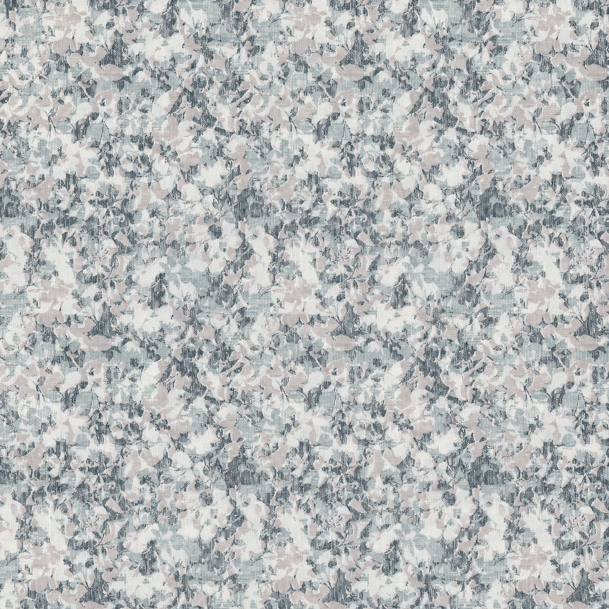 Slate Grey Abstract Floral Camouflage