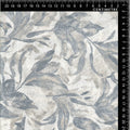 Dusty Blue Leafy Botanical Print