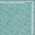Aqua Ditsy Floral Vine