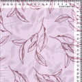 Lilac Botanical Leaf Sketch