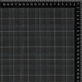 Black & Teal Dotted Windowpane Check