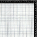 White & Black Dotted Windowpane Check