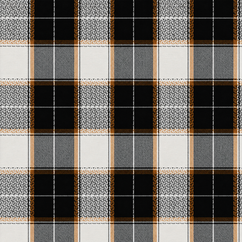 Mustard & Noir Classic Plaid